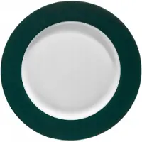 Ambition Aura Grön middagstallrik i porslin 27 cm