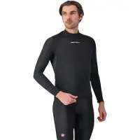 Castelli Flanders 2 Long Sleeve Black Undershirt, Size S