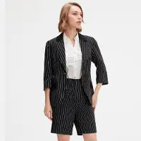 Smart & Joy Bi-material randig jacka