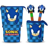 KARACTERMANIA Sonic The Hedgehog Up Pop Pencil Med 2 Raderbara Gelpennor 2 Enheter