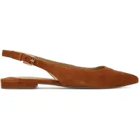 Ralph Lauren för kvinnor. 802967746002 Londyn i brun mocka, platta skor med klack (37.5), Hud, Karta, Före, Spänne, Casual, Klassisk