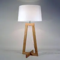 Aluminor Bordslampa Sacha LT, Ljust trä, Vardagsrum / matsal, Trä, Skandinavisk, Bordslampa