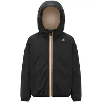 K-way - Varumärkor - P.Le Vrai 4.0 Claude Orsetto Black Pure för Unisex - Barnstorlek 14 år gammal - Svart