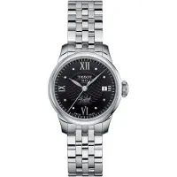 Tissot Le Locle Automatisk Mekanisk Urverk 30m Vattentåligt Armbandsur 25,3 mm Svart Urtavla Rostfritt Stålboett Rostfritt Stålarmband T41.1.183.56 Regular Watch Box,Black Dial