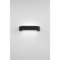 LUCE Design LED vägglampa Niike, Svart, Vardagsrum / matsal, Metall, Modern, LED-vägglampa, vägglampa inomhus
