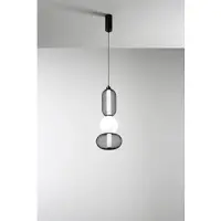 LUCE Design Pendellampa Inkas, Svart, Vardagsrum / matsal, Glas