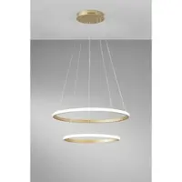 LUCE Design Pendellampa Axis, Mässing / guld, Vardagsrum / matsal, Metall, Modern