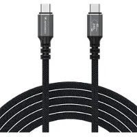 Wozinsky Thunderbolt 4 USB-C-kabel 240W 2m 4K - Svart