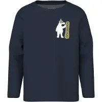 Name it T-shirt 'NMMVUX' marinblå / oliv / vit