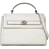 Karl Lagerfeld Handväska 'Autograph' off-white