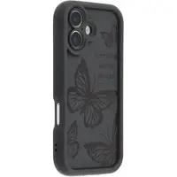 Mtp Products iPhone 17 TPU-skal med fjärilstryck - Svart