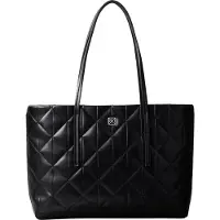 Calvin Klein Quilted Emblem Logo Small Tote Bag
