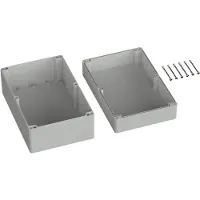 TRU COMPONENTS TC-9065700 Industrihölje 240.3 x 160.3 x 120 ABS Grå-vit (RAL 7035) 1 st