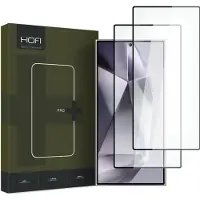 Hofi Samsung Galaxy S24 Ultra Premium Pro+ Härdat Glas Skärmskydd - 9H - 2 St. - Svart Kant