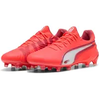 Puma King Ultimate FG/AG Unlimited - Röd/White/Röd Dam, storlek 36