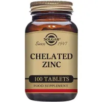 Solgar Chelated Zinc Tabletter 100 Enheter
