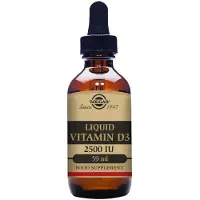 Solgar Flytande Vitamin D3 2500 Ie 62.5 Mcg 59ml