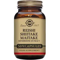 Solgar Reishi Shiitake Maitake Svamp 50 Enheter