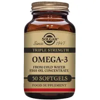 Solgar Omega-3 Trippel Styrka 50 Mjuka Kapslar