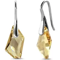 MYC Paris Silver Knight Örhängen - Silver och Amber