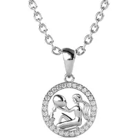 MYC Paris Aquarius Zodiac Hängen - Silver och Kristall