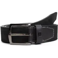 Tommy Hilfiger Denton Flag Plaque Suede Belt