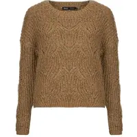 ONLY Tröjor ONLHANJA LS GLITTER kvinnor - Brun - EU M