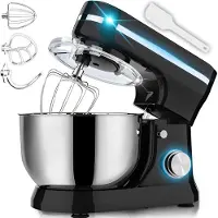 Retoo planetmixer 3-i-1 visp degkrok mixer 6 lägen skål 6 l 3200 W (1029586)