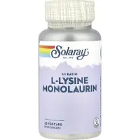 Solaray L-lysine Monolaurin Kapslar 60 Enheter