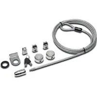 Kensington Locking Kit - Lås för säkerhetskabel - silver - 2.44 m - TAA-kompatibel - för Apple Pro Display XDR