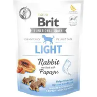 Brit Vårdande Lätt Snack Med Kanin För Vuxna Hundar 10x150g