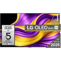 LG OLED65G51LW - 65 Diagonal klass G5 Series OLED-TV - OLED evo AI - Smart TV - webOS - 4K UHD (2160p) 3840 x 2160 - HDR