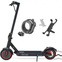 KUKIRIN T4 PRO - Trottinette électrique pliable - 8,5 pouces - Moteur 350W - Batterie 36V 10,4Ah - Autonomie max 30km/h - Bluetooth - Noir