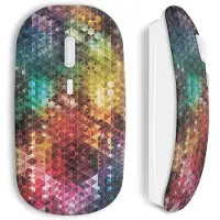 CAPACHEAP Souris Sans Fil Colorful design graphic