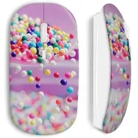 CAPACHEAP Souris Sans Fil Colorful candy ball