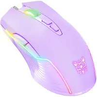 Onikuma RGB trådbunden spelmus CW905 Lila