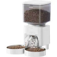 Rojeco Duo Automatisk Foderautomat För Husdjur Wifi 4.5l