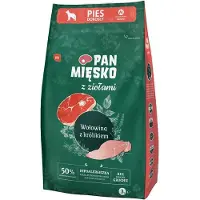 PAN MIĘSKO z ziołami Wołowina z królikiem M 3 kg dla ras średnich