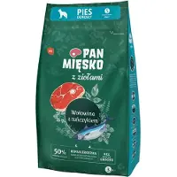 PAN MIĘSKO Med örter Biff Med Tonfisk Hundmat 3 Kg