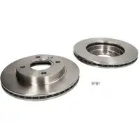 Delphi Bromsskivor BG2440, fram, ventilerad, 2 Stycke