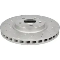 Textar Bromsskiva 92262105 fram, ventilerad, perforerad, 1 Stycke