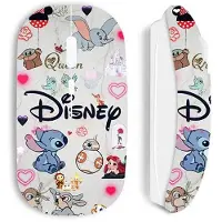 MANIACASE Trådlös mus - Disney - Stitch, Ariel, Dumbo - Vit - Optisk - Bärbar