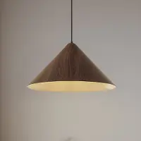 LINDBY Taklampa , Clarine, dimbara, Trä, Matsal, Metall, Modern