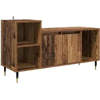 vidaXL TV-skåp Gammalt trä 100 x 35 x 55 cm Konstruerat trä