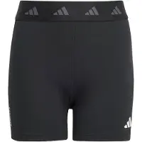 Adidas Sportbyxa 'TECHFIT Short' grå / svart / vit
