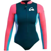 Kynay Ultra Stretchy Surfing 2 Mm Långärmad Shorty Med Dragkedja Bak För Dam