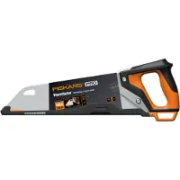 Fiskars Pro PowerTooth, Bågfil, Trä, Svart, Silver, Gul, Svart, Gul, 38 cm, 0,9 mm