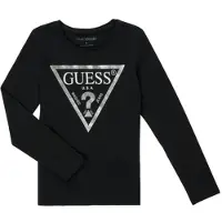 GUESS Långärmade T-shirts SECRA flickor - Svart - 14 ans