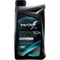 WOLF Officialtech Ll Iii Fe Sae 0w-30 Motorolja 1l
