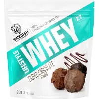 Swedish Supplements Lifestyle Whey, 900 g, Triple Chocolate
